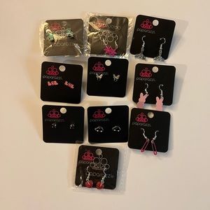 10 piece paparazzi starlet shimmer earrings